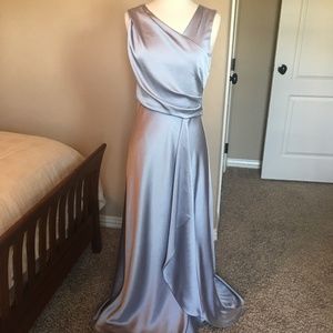 BHLDN Espen formal dress, size 4, Fog color.